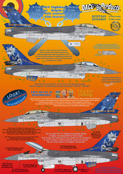 F-16A MLU Fighting Falcon (349 Sqn Belgian AF Anniversaries)  D4869