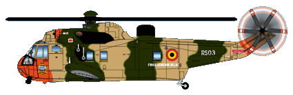 Belgian Air Force Sea King Mk48 Data-Stencilling  D4872