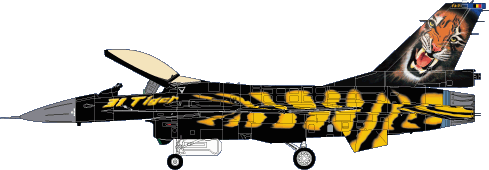 F16A FA71 31e Tiger Belgian AF D7246