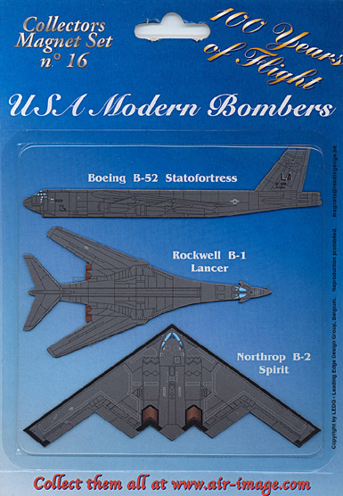Fridge Magnets set: USAF Modern Bombers  MAGNETS 16