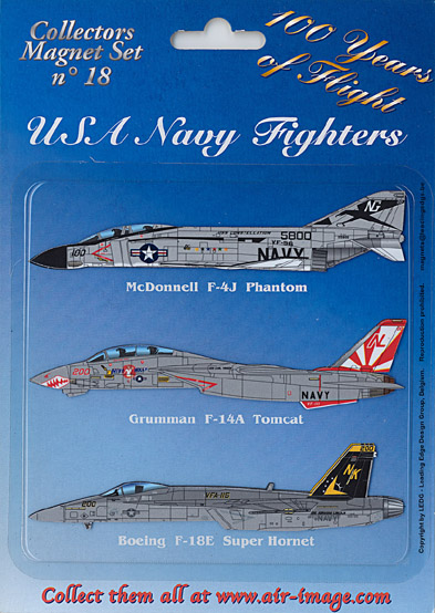 Fridge Magnets set: US Navy Fighters MAGNETS 18