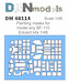 Vinyl painting mask for Messerschmitt BF110C/D/E (Eduard) DM48114