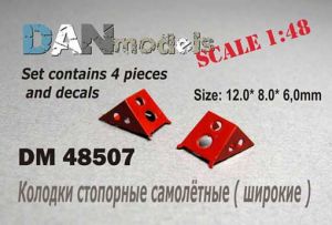 Soviet Wheel Chocks (4 pieces)  DM48507