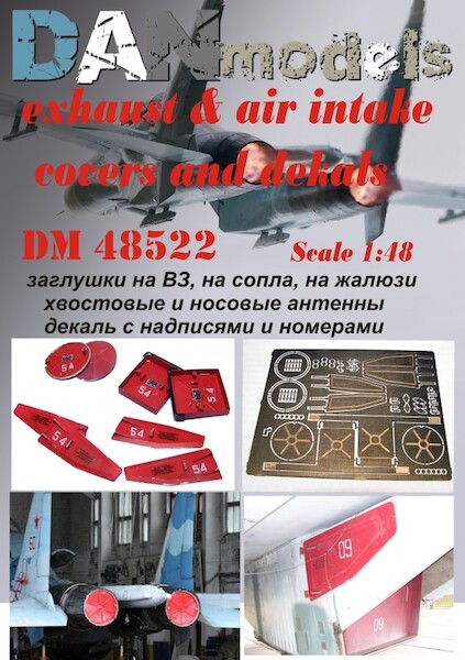 Sukhoi Su27 Exhaust and air intake covers  DM48522