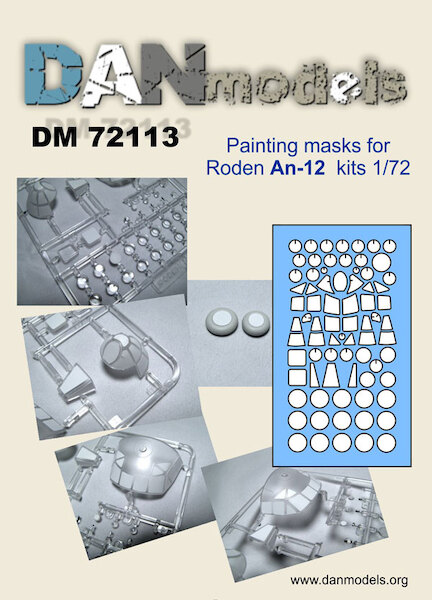 Vinyl painting mask for Antonov AN12 'Cub"(Roden) DM72113
