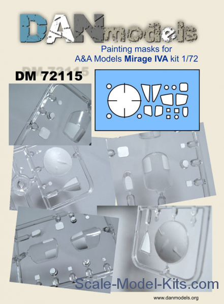 Vinyl painting mask for MIrage IV (AA Models) DM72115