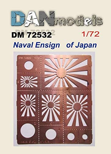 Metal stencil mask for making Japanese Naval Ensign DM72532