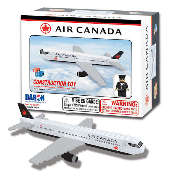Construction Block Toy (Air Canada) 55 piece  BL287-1