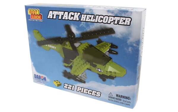 Construction Block Toy (Attack Helicopter) 140 piece  BL5561