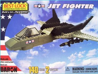 Construction Block Toy (Jet Fighter) 140 piece  BL5635