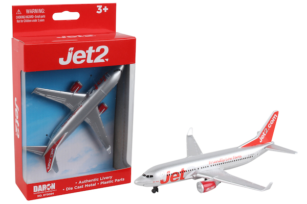 Single Plane for Airport Playset (Airbus A320 Jet2) RT0094
