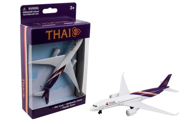 Single Plane for Airport Playset (Airbus A350 Thai)  RT0235