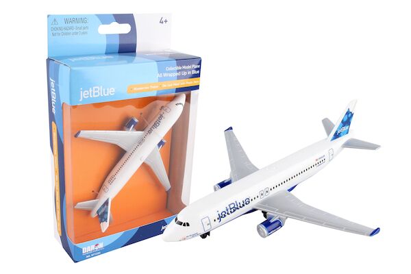 Single Plane for Airport Playset (Airbus A320 JetBlue)  RT1224