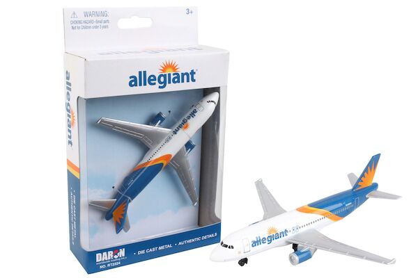 Single Plane for Airport Playset (Airbus A320 Allegiant Airlines) RT2324-1
