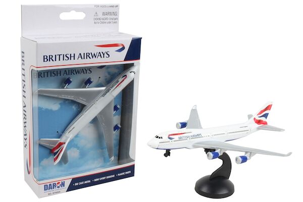 Single Plane for Airport Playset Boeing 747 (British Airways)  RT6004