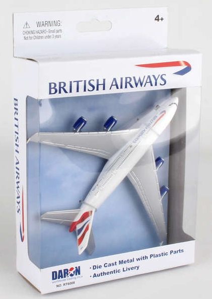 Single Plane for Airport Playset A380 (British Airways)  RT6008