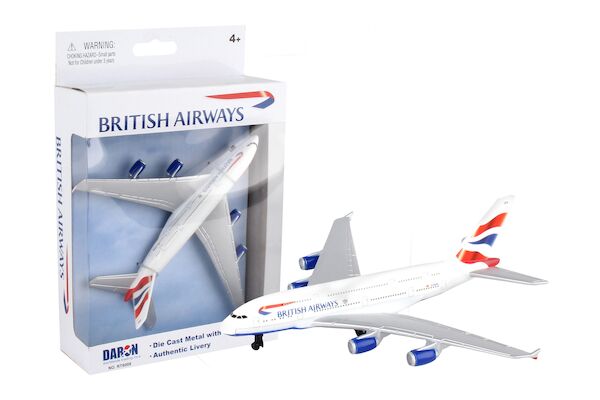 Single Plane for Airport Playset A380 (British Airways) RT6008