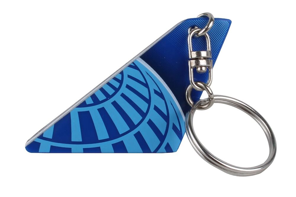 Daron TK2222-2 United Airlines 2019 livery Tail keychain