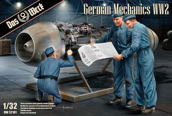 German Mechanics WW2 (3 figures)  DW32101