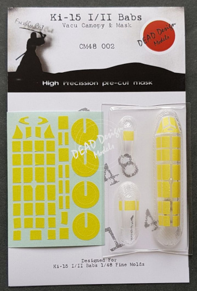 Mitsubishi Ki15-I/II "Babs" Canopy and mask (Fine Molds) CM48-002