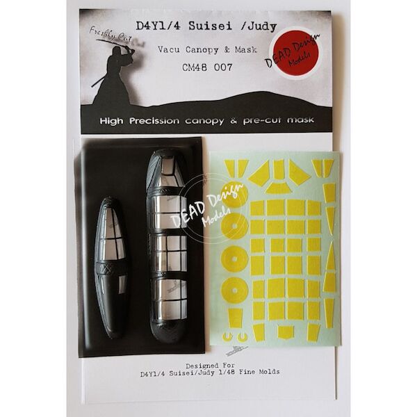 Yokosuka D4Y-1/4  Suisei "Judy" Canopy and mask (Fine Molds)  CM48-007
