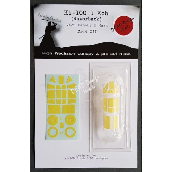 Kawasaki ki-100 I Koh "Tony" Razorback (Canopy and mask (Hasegawa)  CM48-010