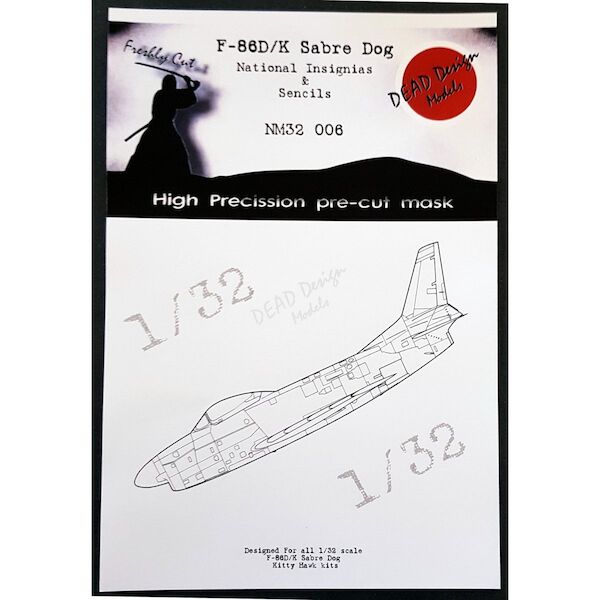 F86D/K Sabre Dog  National insignia and Markings (Kitty Hawk)  NM32006