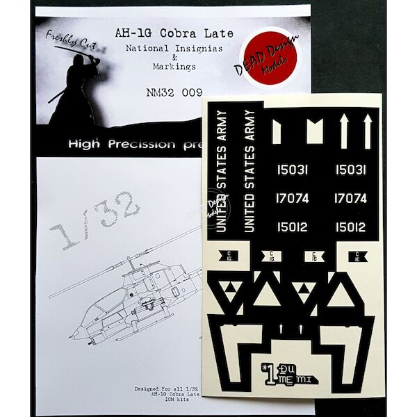 Bell AH1G Cobra -Late- National insignia and Markings (ICM) NM32009