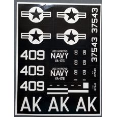 A1H Skyraider National insignia and Markings US Navy (Zoukei Mura)  NM32012