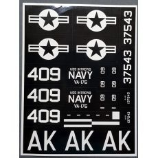 A1H Skyraider National insignia and Markings US Navy (Zoukei Mura) NM32012