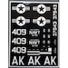 A1H Skyraider National insignia and Markings US Navy (Zoukei Mura) NM32012