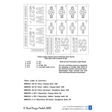 F4G Phantom National insignia and Markings USAF (Revell) NM32024