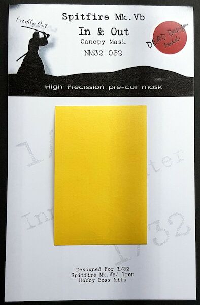 Spitfire MKVb/Trop Canopy Mask In- and outside (Hobby Boss) NM32032