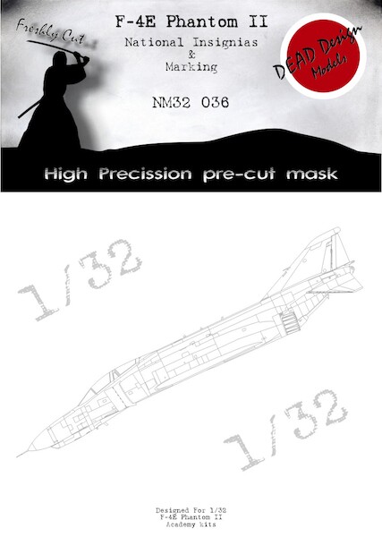 F4E Phantom National insignia & markings Mask (Academy)  NM32036