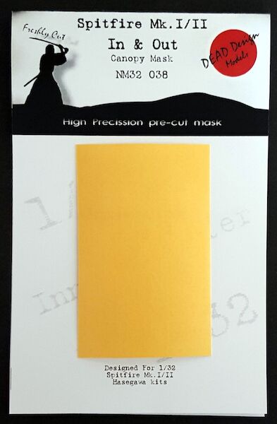Spitfire MKI/II Canopy Mask In- and outside (Hasegawa) NM32038