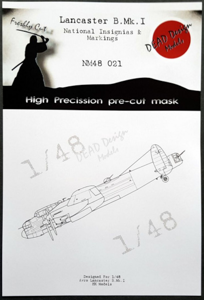 Avro Lancaster B MKI National insignia and markings mask (Hong Kong Models)  NM48021