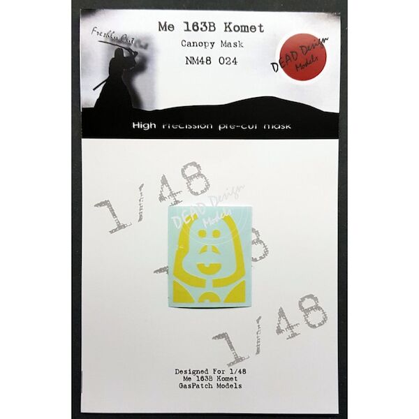 Messerschmitt Me163B Komet Canopy mask (GasPatch) NM48024