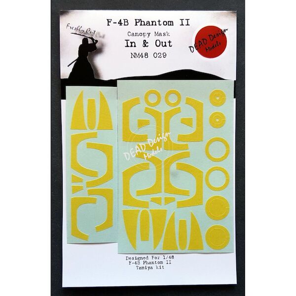 F4B Phantom II Canopy mask inside and outside (Tamiya) NM48029