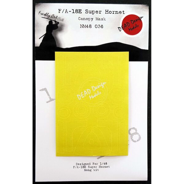 F/A18F Super Hornet Canopy mask (MENG) NM48036