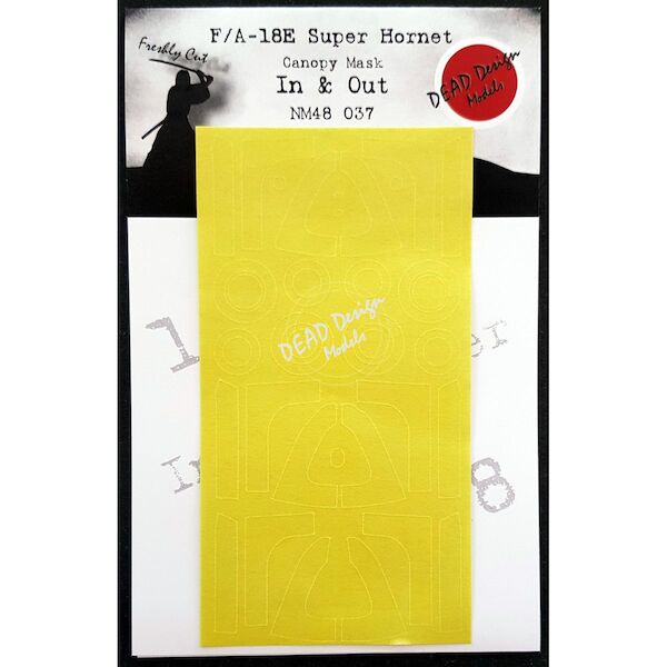 F/A18F Super Hornet Canopy mask in and outside (MENG) NM48037