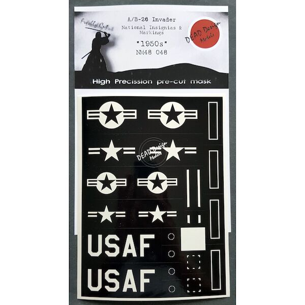 Douglas A/B26 Invader National insignias & Markings 1950 Style mask (ICM) NM48048