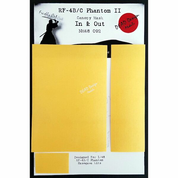 RF4B/C Phantom In- and Outside Canopy mask (Hasegawa) NM48092