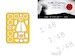 Bell P39N Airacobra Canopy and wheel mask (Arma Hobby) NM48265