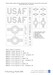 B57 Canberra National Insignia and markings mask (Airfix kits) NM48310