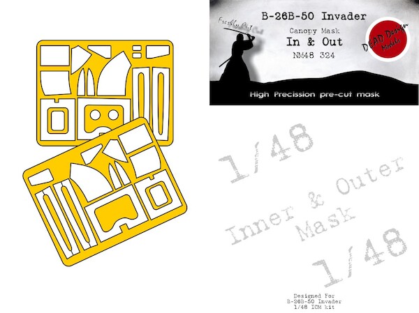 A26B-50 Invader Canopy Mask In and outside (ICM)  NM48324