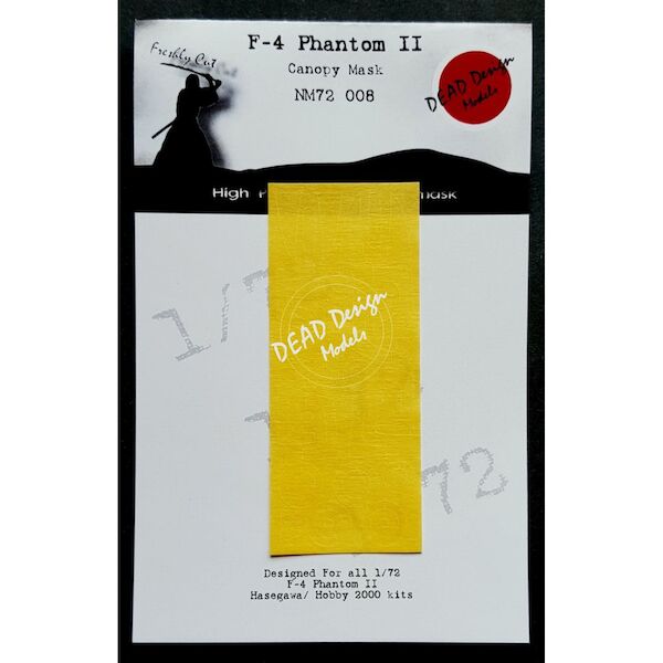 F4 Phantom Canopy mask (All Hasegawa / Hobby 2000) NM72008