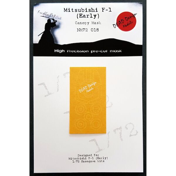 Mitsubishi F1 (Early) Canopy mask (Hasegawa) NM72018
