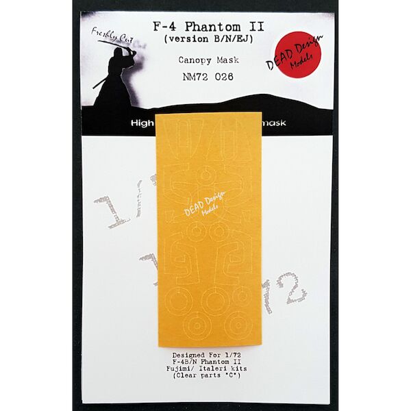 F4 Phantom Canopy mask (Fujimi i F4B/C/D/G/J/N/S) NM72026