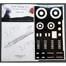 Avro Vulcan Mk B2  National Insignia (Airfix)  NM72034