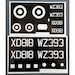 Vickers Valiant B Mk1/B(PR)K Mk1 National Insignia (Airfix) NM72036